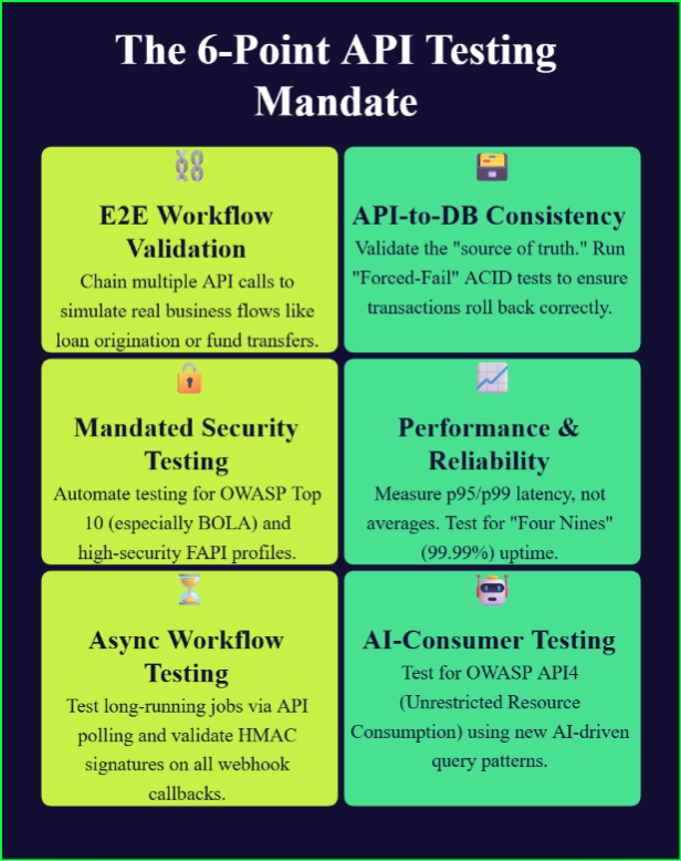 API Testing mandate