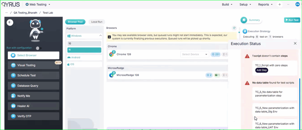Detailed Error Handling