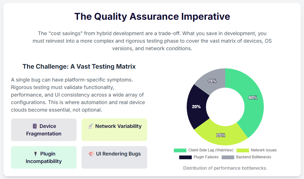 Quality assurance is imperative